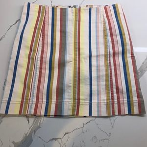 Altard State colorful striped jean skirt!